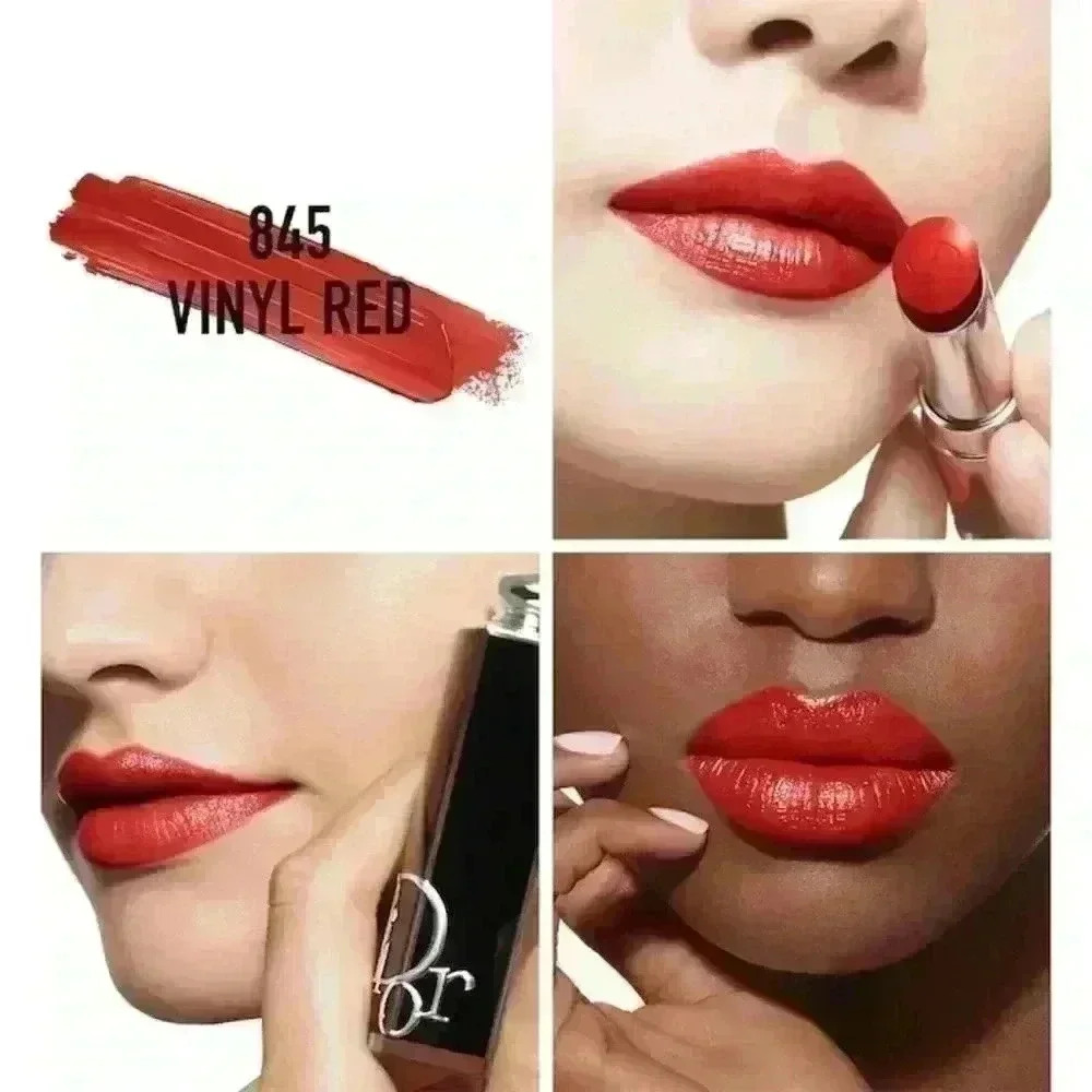 Dior Addict Hydrating Shine Refillable Lipstick ~ Vinyl Red (845)~ NEW!